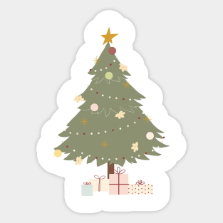 Christmas Tree Sticker